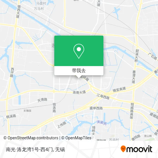 南光·洛龙湾1号-西4门地图