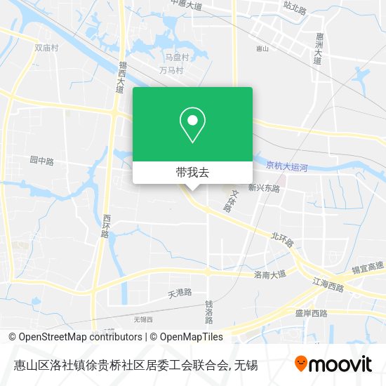 惠山区洛社镇徐贵桥社区居委工会联合会地图