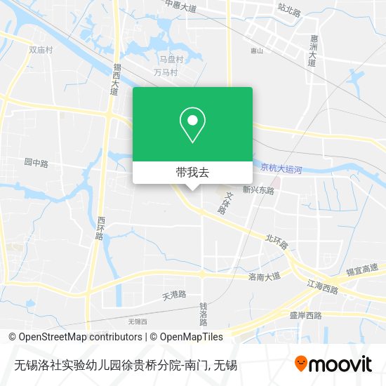无锡洛社实验幼儿园徐贵桥分院-南门地图
