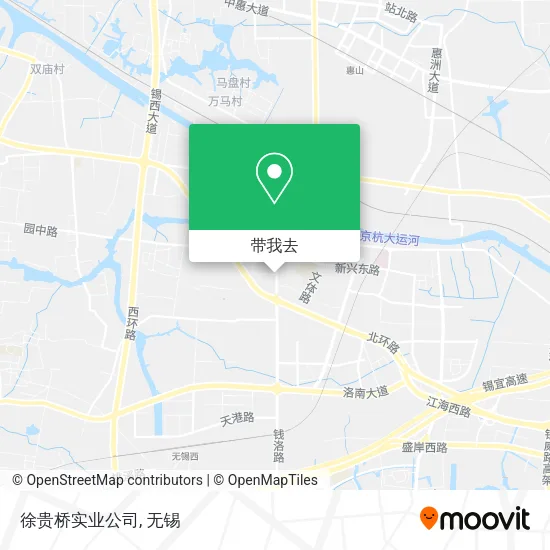 徐贵桥实业公司地图