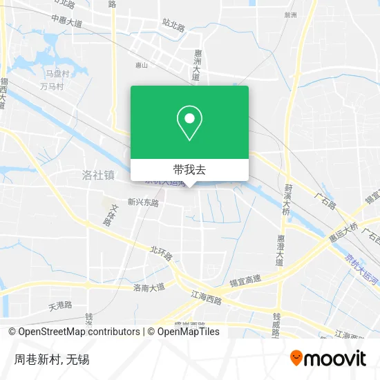 周巷新村地图