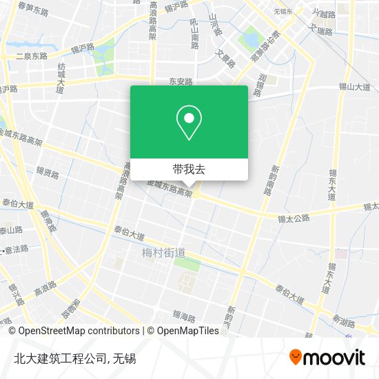 北大建筑工程公司地图