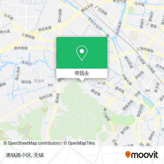 惠钱路小区地图