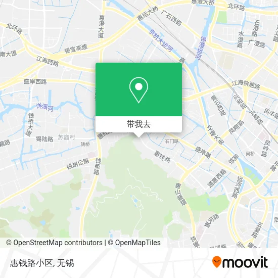 惠钱路小区地图