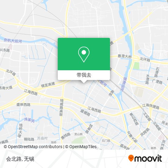会北路地图
