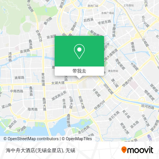 海中舟大酒店(无锡金星店)地图
