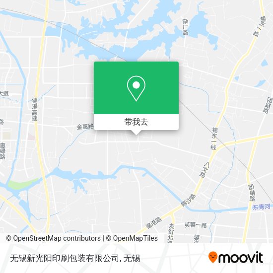 无锡新光阳印刷包装有限公司地图
