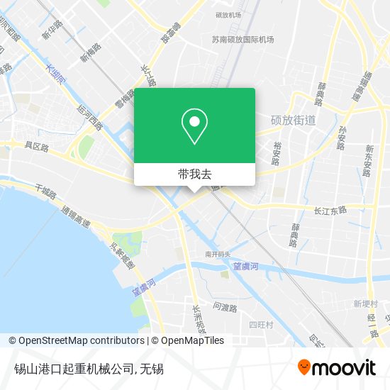 锡山港口起重机械公司地图