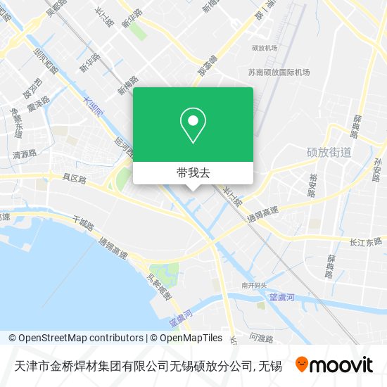 天津市金桥焊材集团有限公司无锡硕放分公司地图
