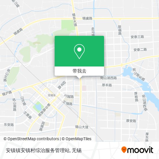 安镇镇安镇村综治服务管理站地图