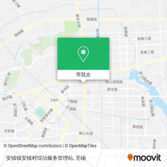 安镇镇安镇村综治服务管理站地图