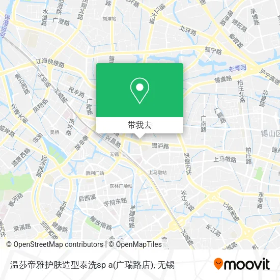 温莎帝雅护肤造型泰洗sp a(广瑞路店)地图