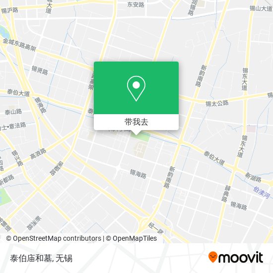 泰伯庙和墓地图