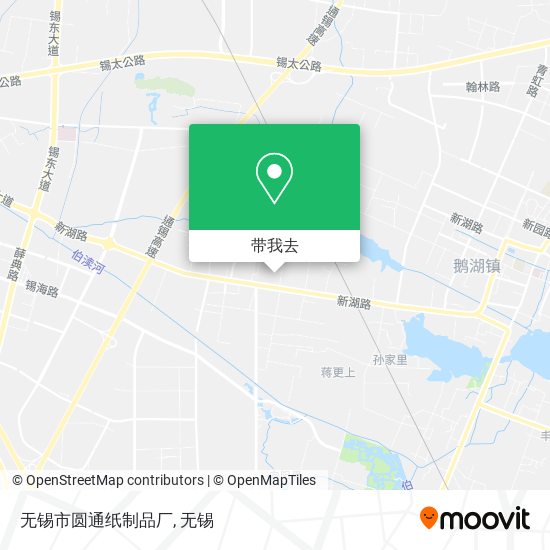 无锡市圆通纸制品厂地图