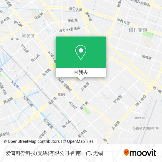 爱普科斯科技(无锡)有限公司-西南一门地图