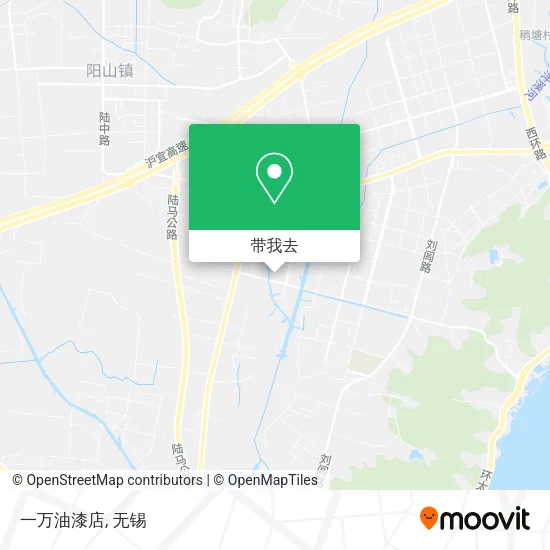 一万油漆店地图