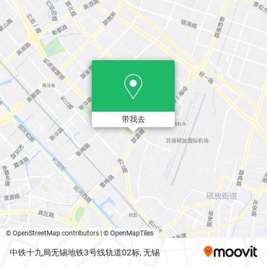 中铁十九局无锡地铁3号线轨道02标地图