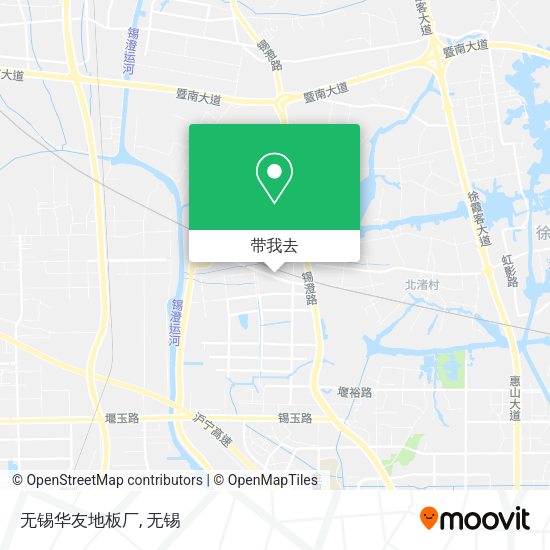 无锡华友地板厂地图
