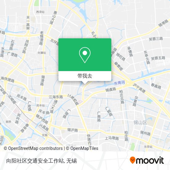向阳社区交通安全工作站地图
