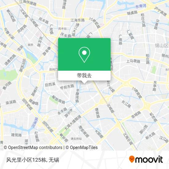 风光里小区125栋地图