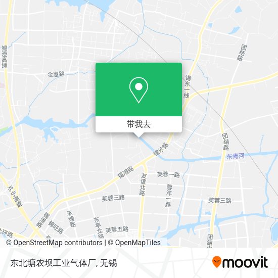 东北塘农坝工业气体厂地图