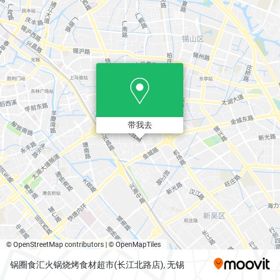 锅圈食汇火锅烧烤食材超市(长江北路店)地图