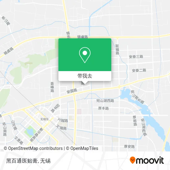黑百通医贴膏地图