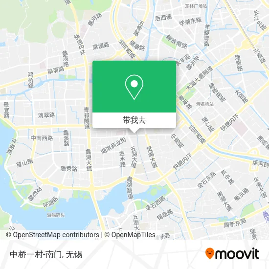 中桥一村-南门地图