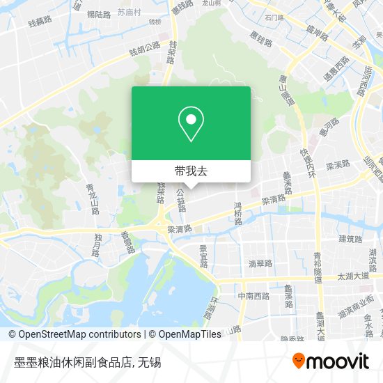 墨墨粮油休闲副食品店地图