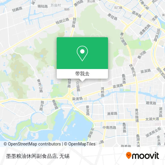 墨墨粮油休闲副食品店地图