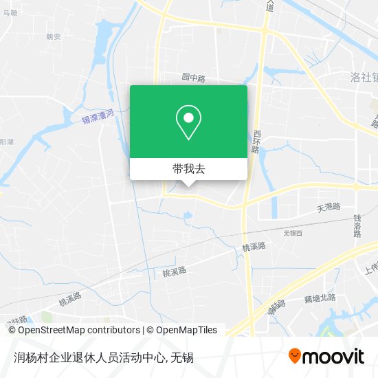 润杨村企业退休人员活动中心地图