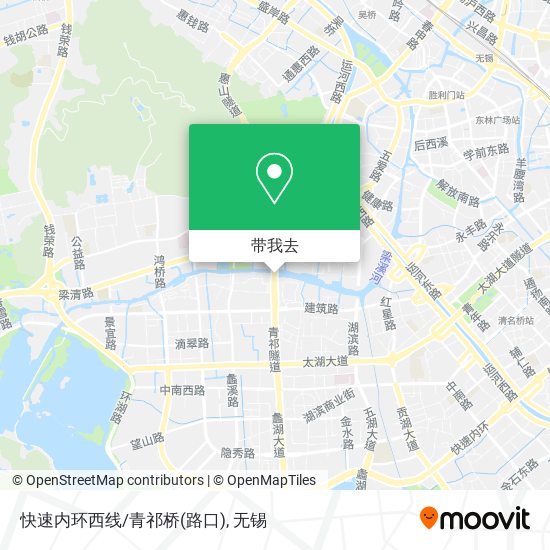 快速内环西线/青祁桥(路口)地图