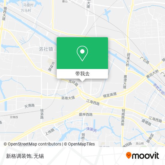 新格调装饰地图