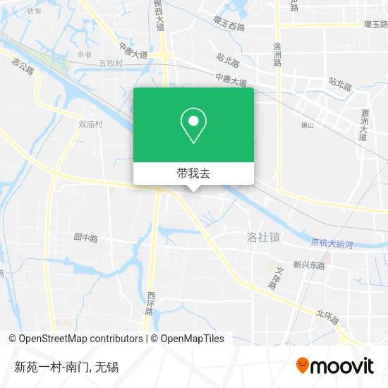 新苑一村-南门地图