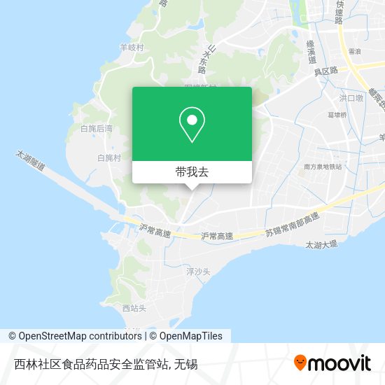 西林社区食品药品安全监管站地图
