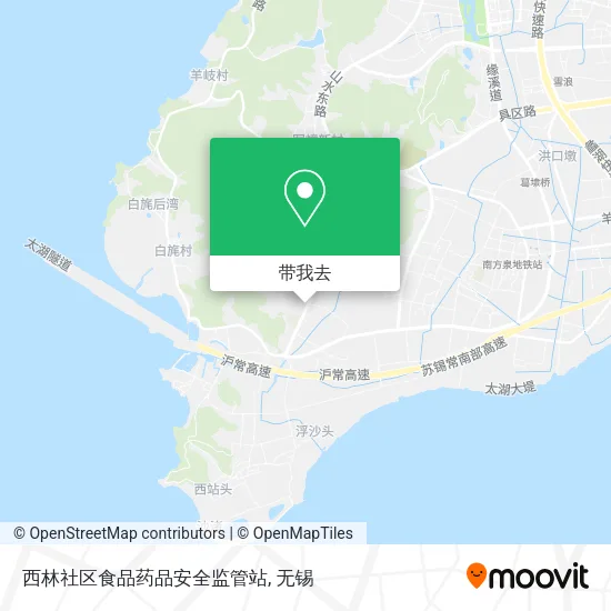 西林社区食品药品安全监管站地图