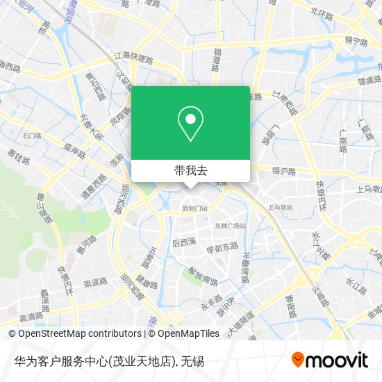 华为客户服务中心(茂业天地店)地图