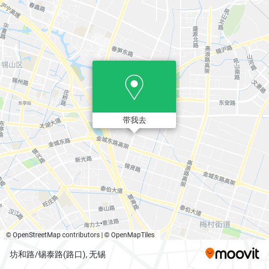 坊和路/锡泰路(路口)地图