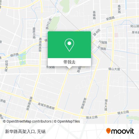 新华路高架入口地图