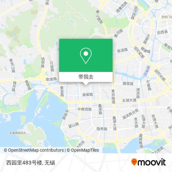 西园里483号楼地图