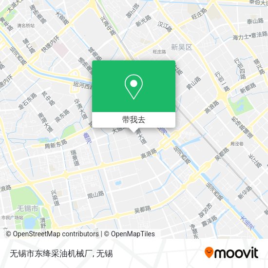 无锡市东绛采油机械厂地图