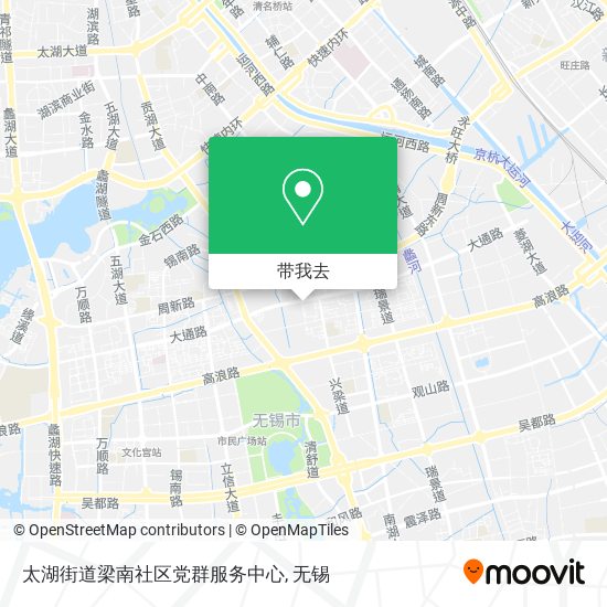 太湖街道梁南社区党群服务中心地图