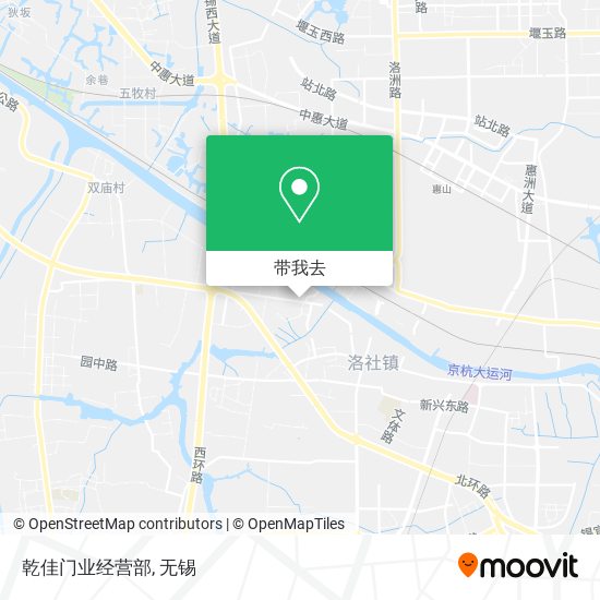 乾佳门业经营部地图