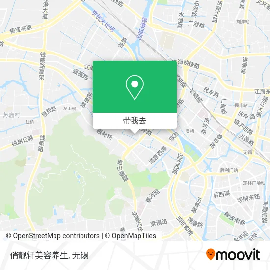 俏靓轩美容养生地图