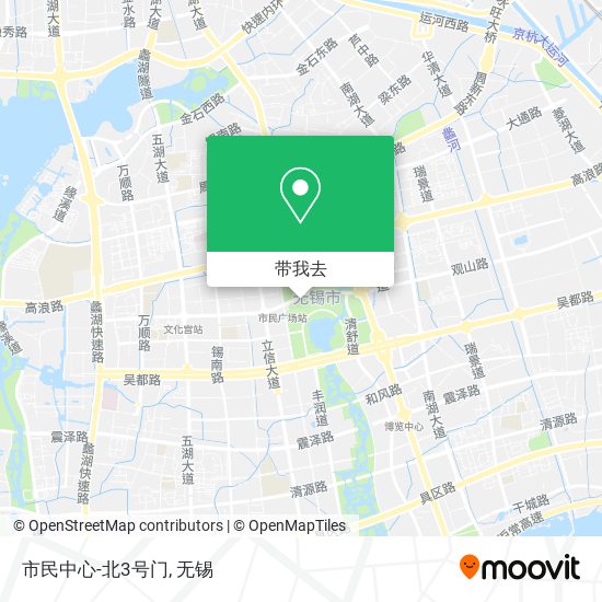市民中心-北3号门地图