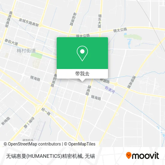无锡惠曼(HUMANETICS)精密机械地图