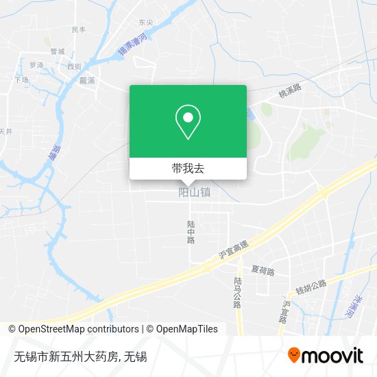 无锡市新五州大药房地图