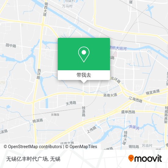 无锡亿丰时代广场地图