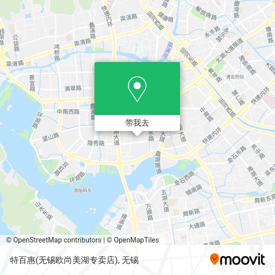 特百惠(无锡欧尚美湖专卖店)地图