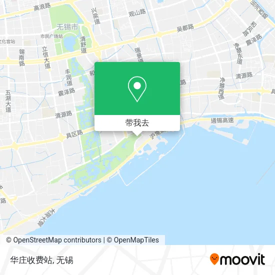 华庄收费站地图